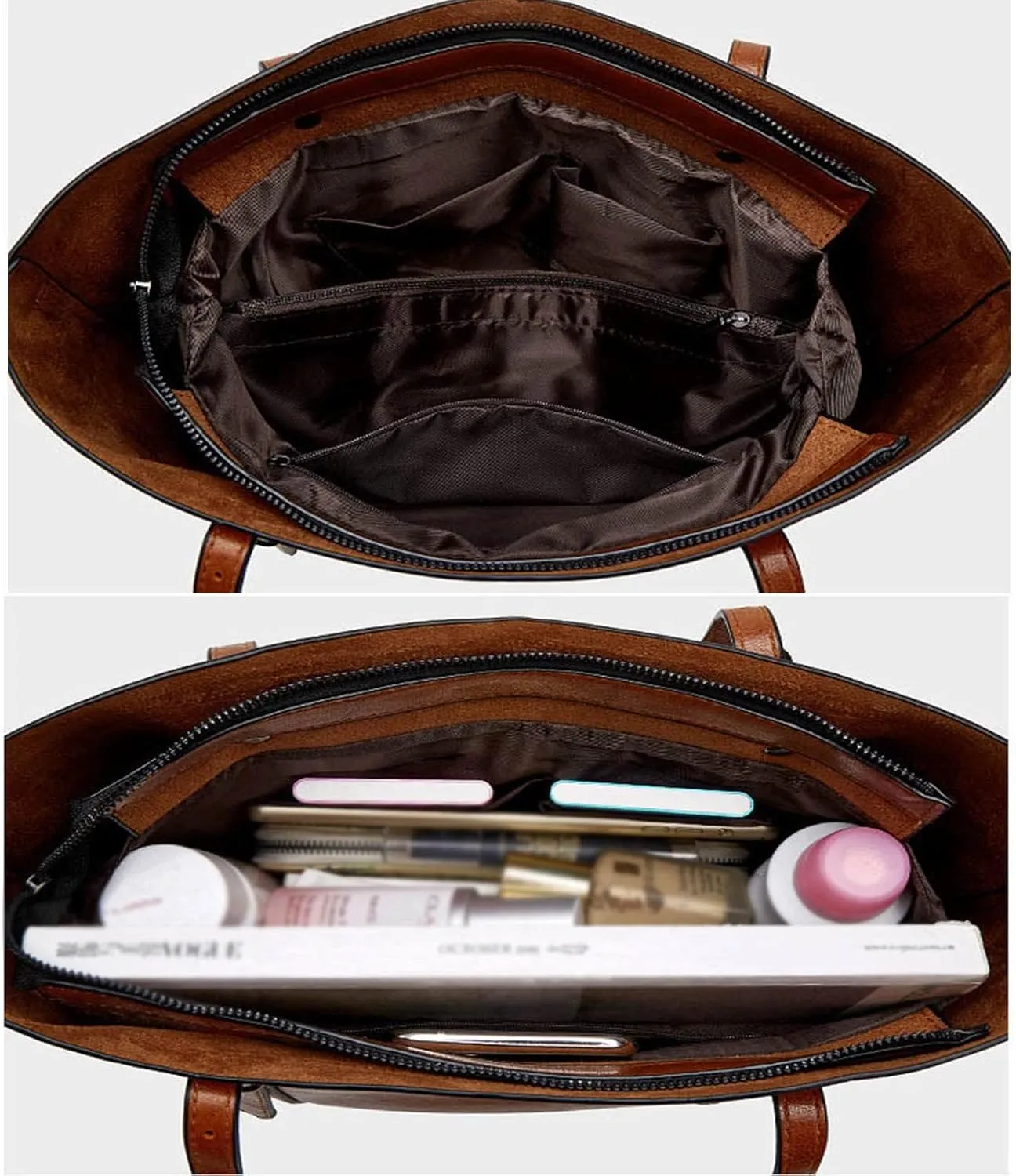 Mini Clutch Purse with Zipper Closure Handbags For Women Large Designer Ladies Bag Pocket Purse Leather