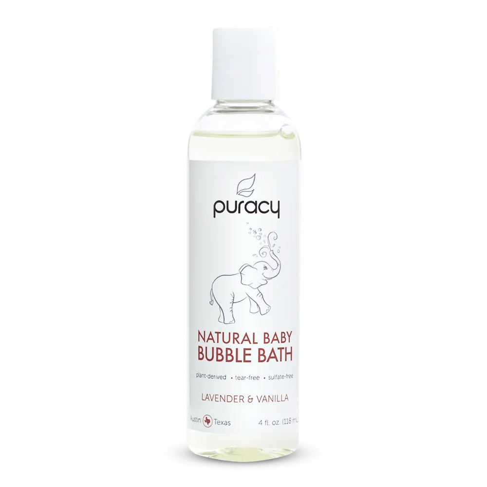 Natural Baby Bubble Bath - Lavender & Vanilla - 4oz
