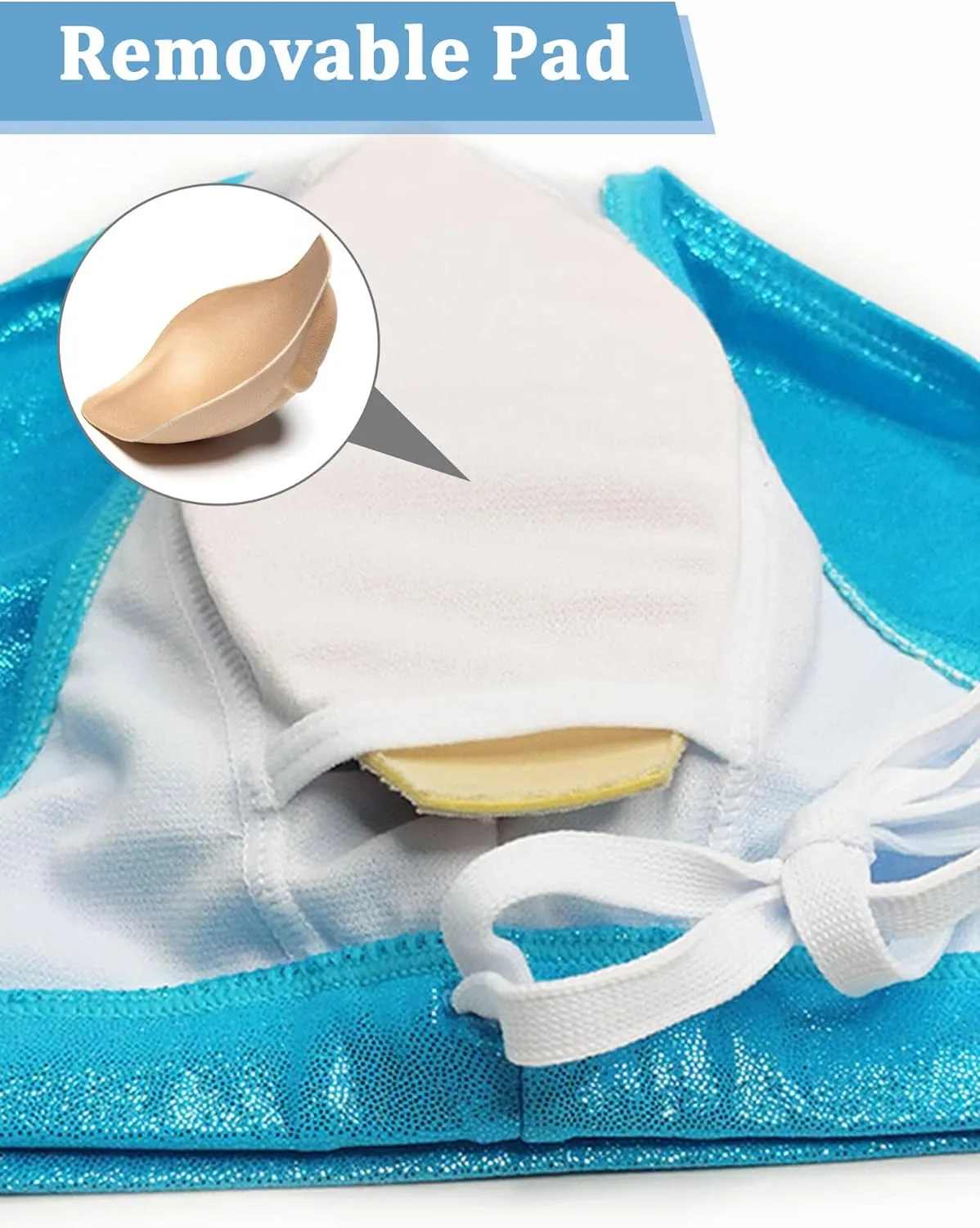Panegy Men's Shiny Faux Leather Swim Briefs Contour Pouch Bikini Underwear Drawstring Swimwear with Pad