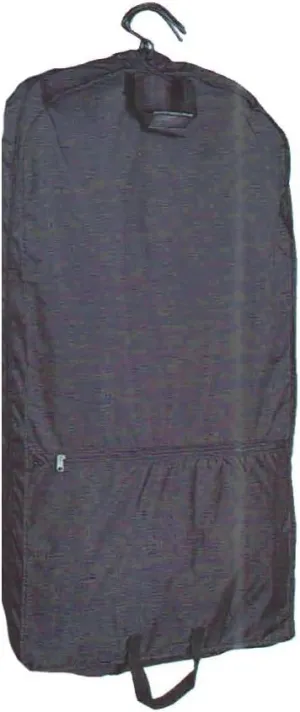 Preferred Nation 40" Nylon Garment Cover W/ 5 Hangers, Black, One Size