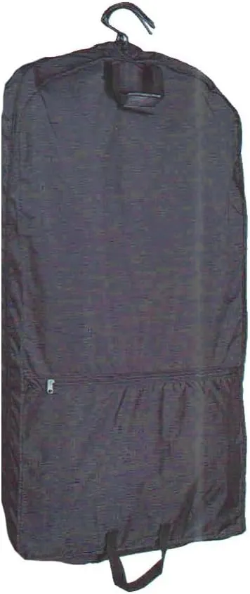 Preferred Nation 40" Nylon Garment Cover W/ 5 Hangers, Black, One Size