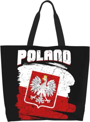 Puerto Rican American Flag Women's Tote Bag Large Capacity Single Shoulder Bags Handbag for Shopping Work