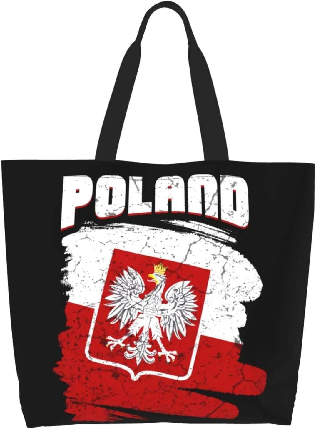 Puerto Rican American Flag Women's Tote Bag Large Capacity Single Shoulder Bags Handbag for Shopping Work