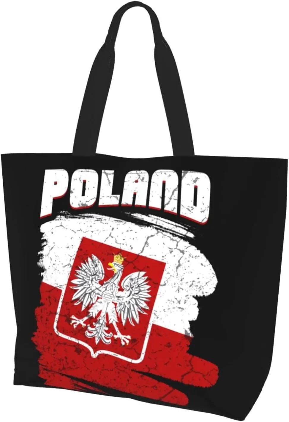 Puerto Rican American Flag Women's Tote Bag Large Capacity Single Shoulder Bags Handbag for Shopping Work