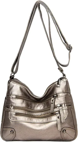Puffer Tote Bag Soft Leather Shoulder Bags Layer Classic Crossbody Bag Luxury Designer Zipper Handbag And Purse