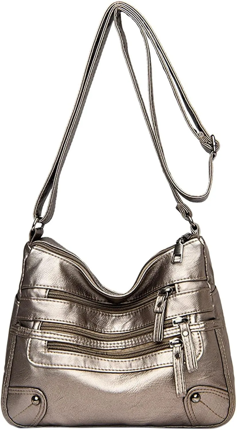 Puffer Tote Bag Soft Leather Shoulder Bags Layer Classic Crossbody Bag Luxury Designer Zipper Handbag And Purse
