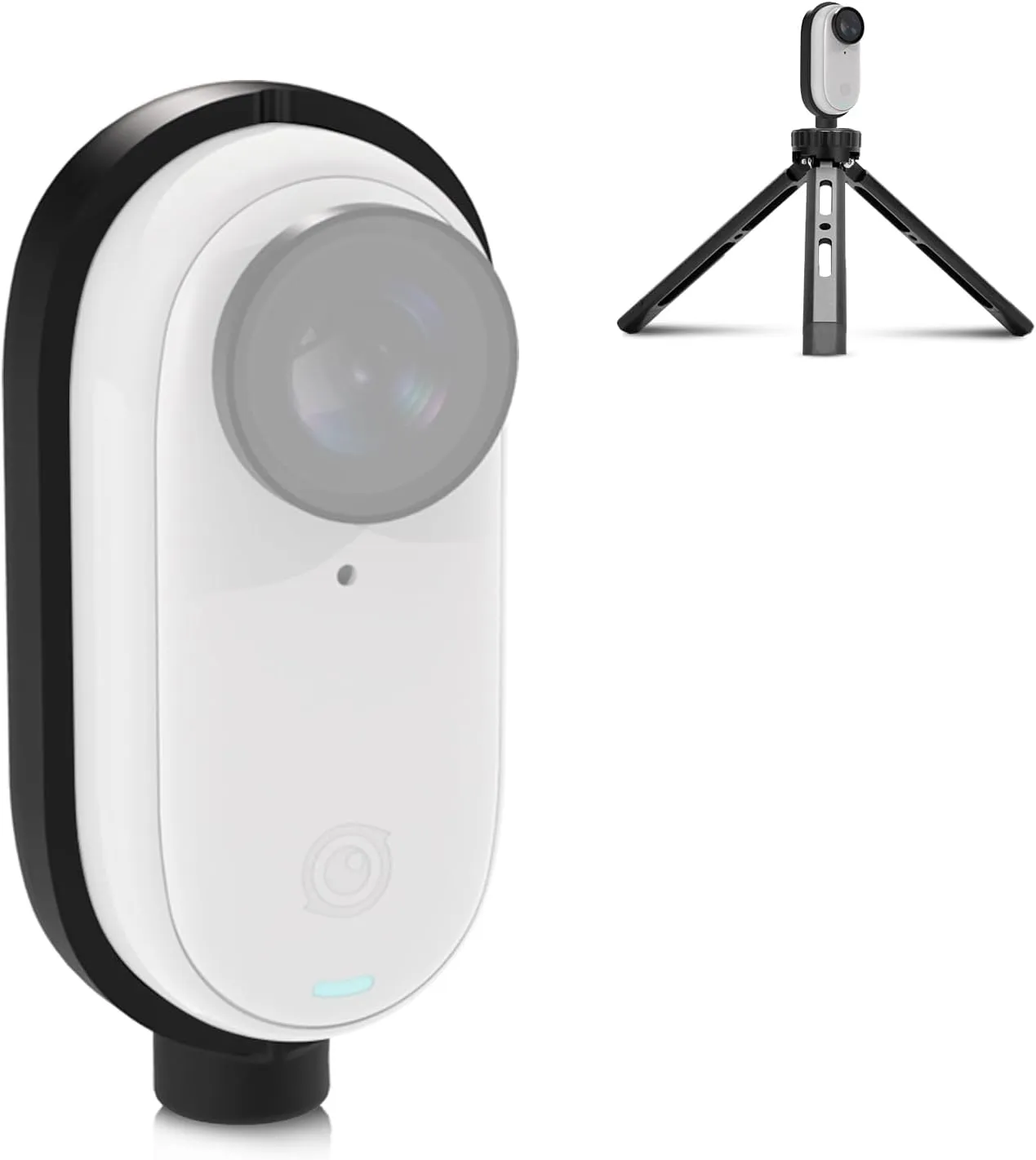 PULUZ Magnetic Camera Cover for Insta360 GO 3, 360 Rotate, with 1/4 Nut Holes for Accessories