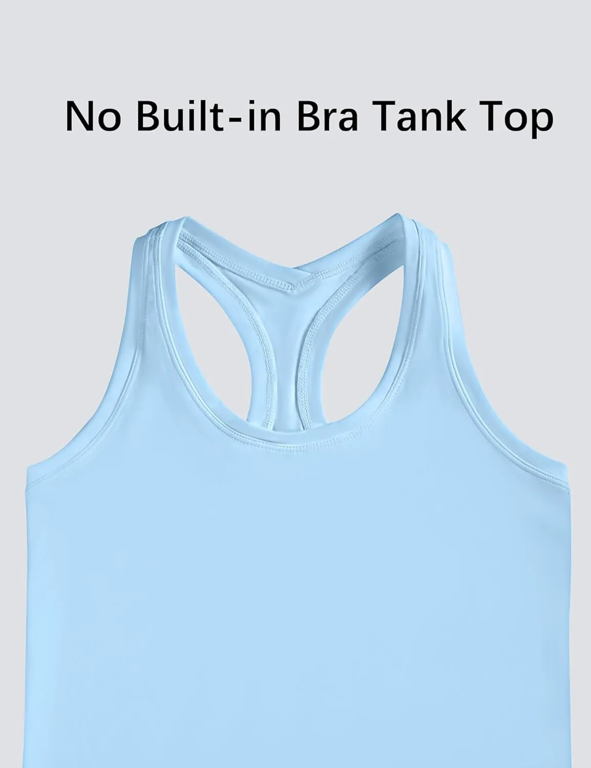 Racerback Workout Tank Tops for Women Sleeveless Gym Tops Cropped Active Yoga Running Shirts