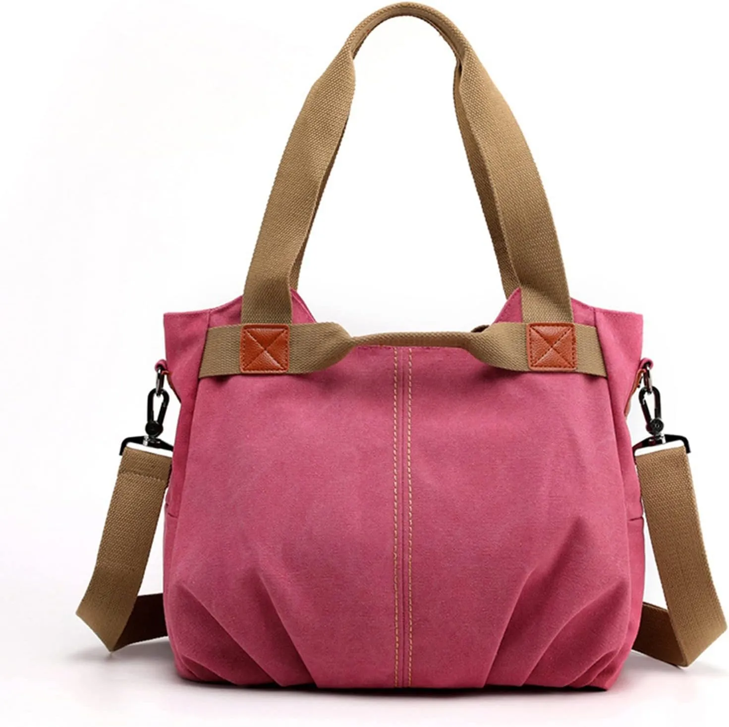 Retro Fashion One Shoulder Crossbody Women's Bag Large Capacity Fashion Handbag Women's Simple Mens Leather (One Size)