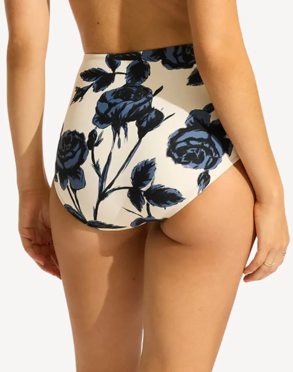 Rococo Ruched High Waist Bikini Bottom