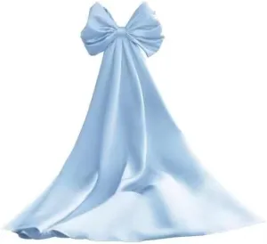 RunaCelle Removable Satin Big Bow Sleeves Satin Cloak for Wedding Dress Bridal Accessories Long Detachable Sleeves Train