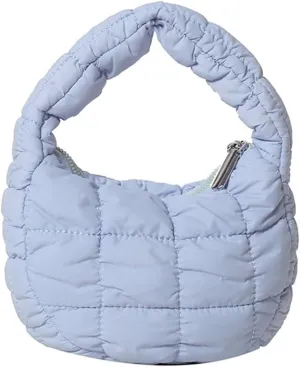 Shoulder Bags for Women Padded Bag Nylon Handbags Bucket Purse Cloud Bubbles Hobo Puffer Nylon Tote Bag