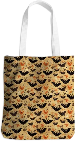 Single-Side Printed Fall Halloween Canvas Tote Bag for Women Pumpkin Autumn Thanksgiving Reusable Grocery Bags