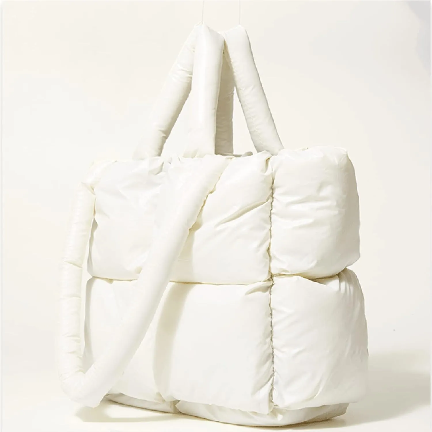 Sling Bag For Women Light Large Quilted Shoulder Bag Carryall Puffer Hobo Bag For Her Friends Travel College D