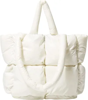Sling Bag For Women Light Large Quilted Shoulder Bag Carryall Puffer Hobo Bag For Her Friends Travel College D