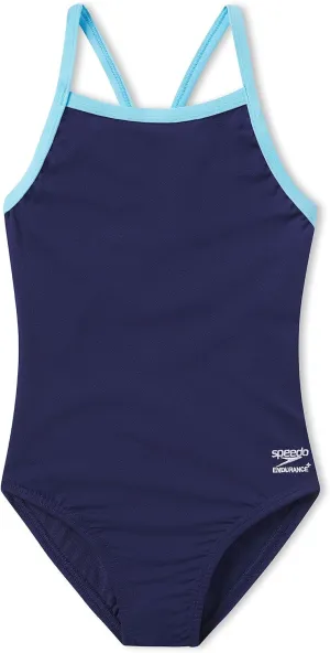 Speedo Swimsuit One Piece Endurance  Flyback Solid Youth Team Colors