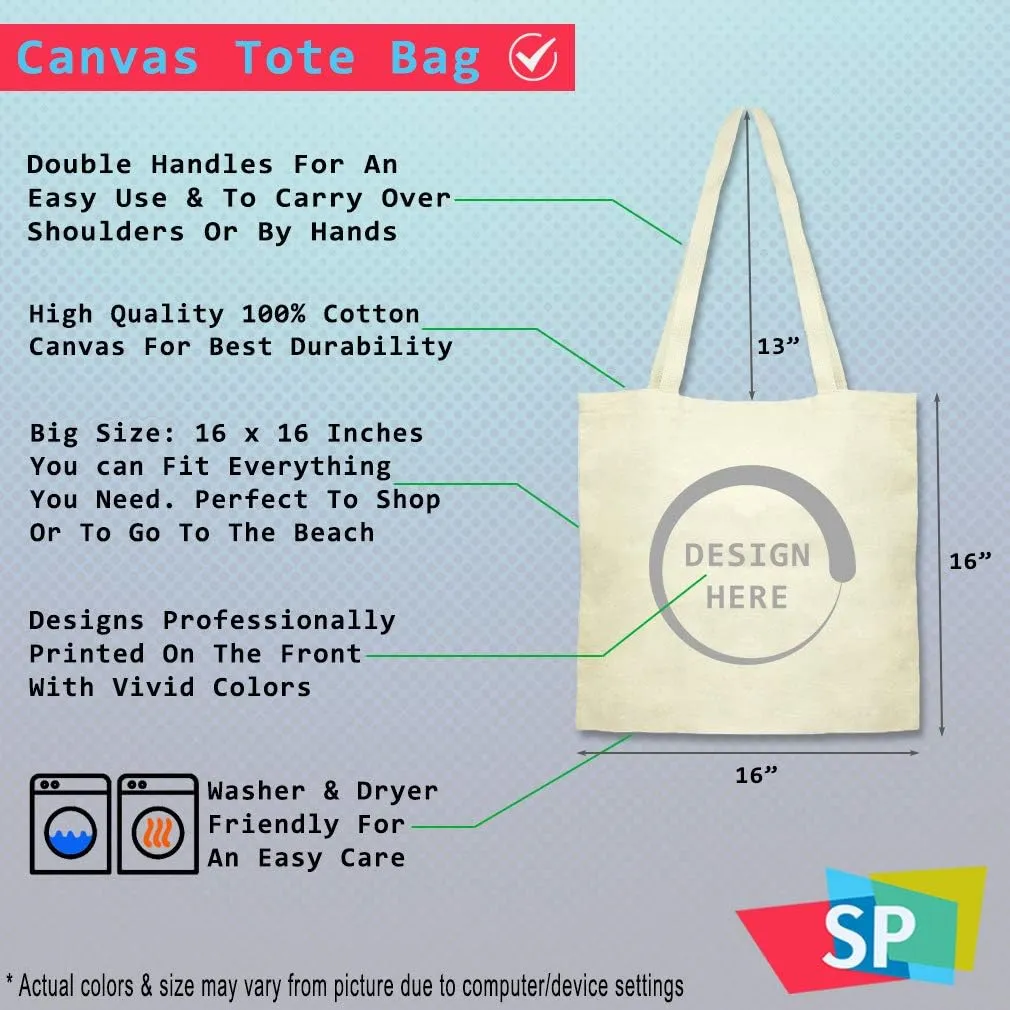 Speedy Pros Canvas Tote Bag for Women Wine Takes The Bitch Right out of Me Funny Drinking Beach Bags for Women