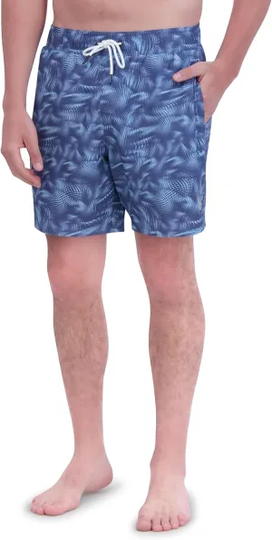 Spyder Men's Swim Trunks, Stretch, Quick-Dry, 7-inch Board Shorts, UPF 50 , Brief Liner
