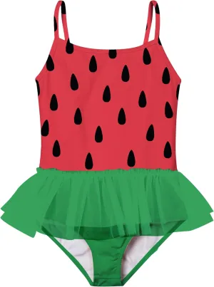 swimsobo Girls One Piece Swimsuit Colorful Mermaid Bathing Suit Cute Swimwear for 2-10 Years
