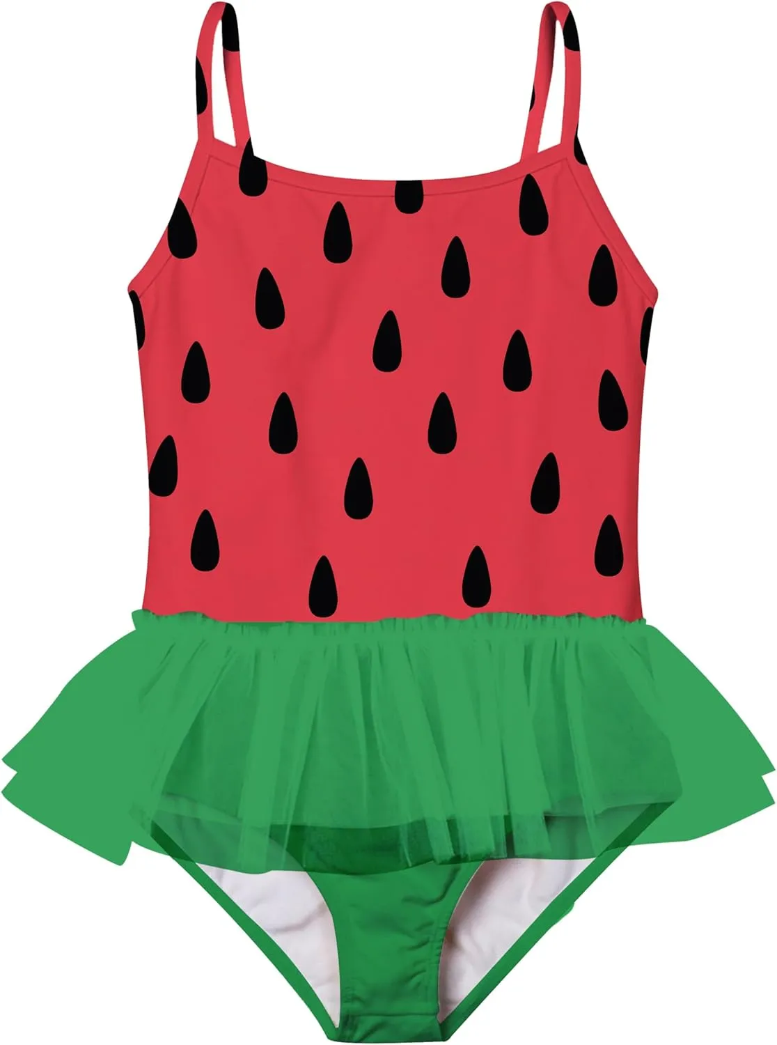 swimsobo Girls One Piece Swimsuit Colorful Mermaid Bathing Suit Cute Swimwear for 2-10 Years
