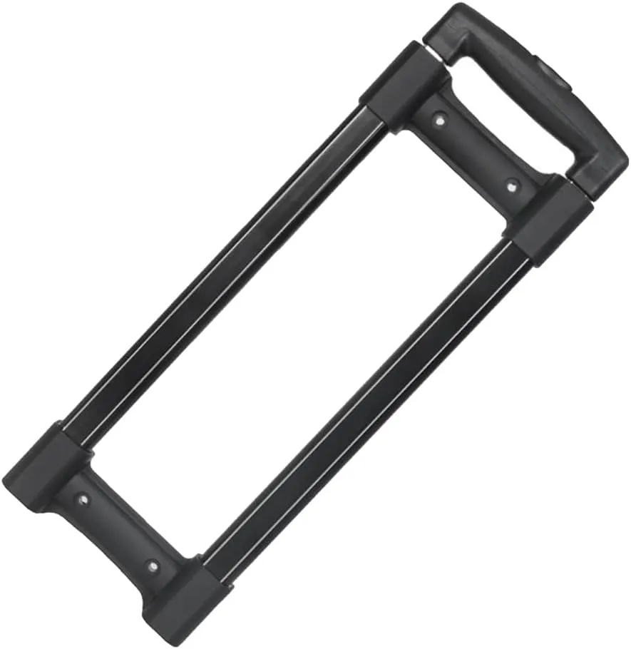 Telescopic Suitcase Luggage Bag Parts Trolley Suitcases Replacement Telescopic Rods Luggage Handle Repair Replacement Accessories Long, Black