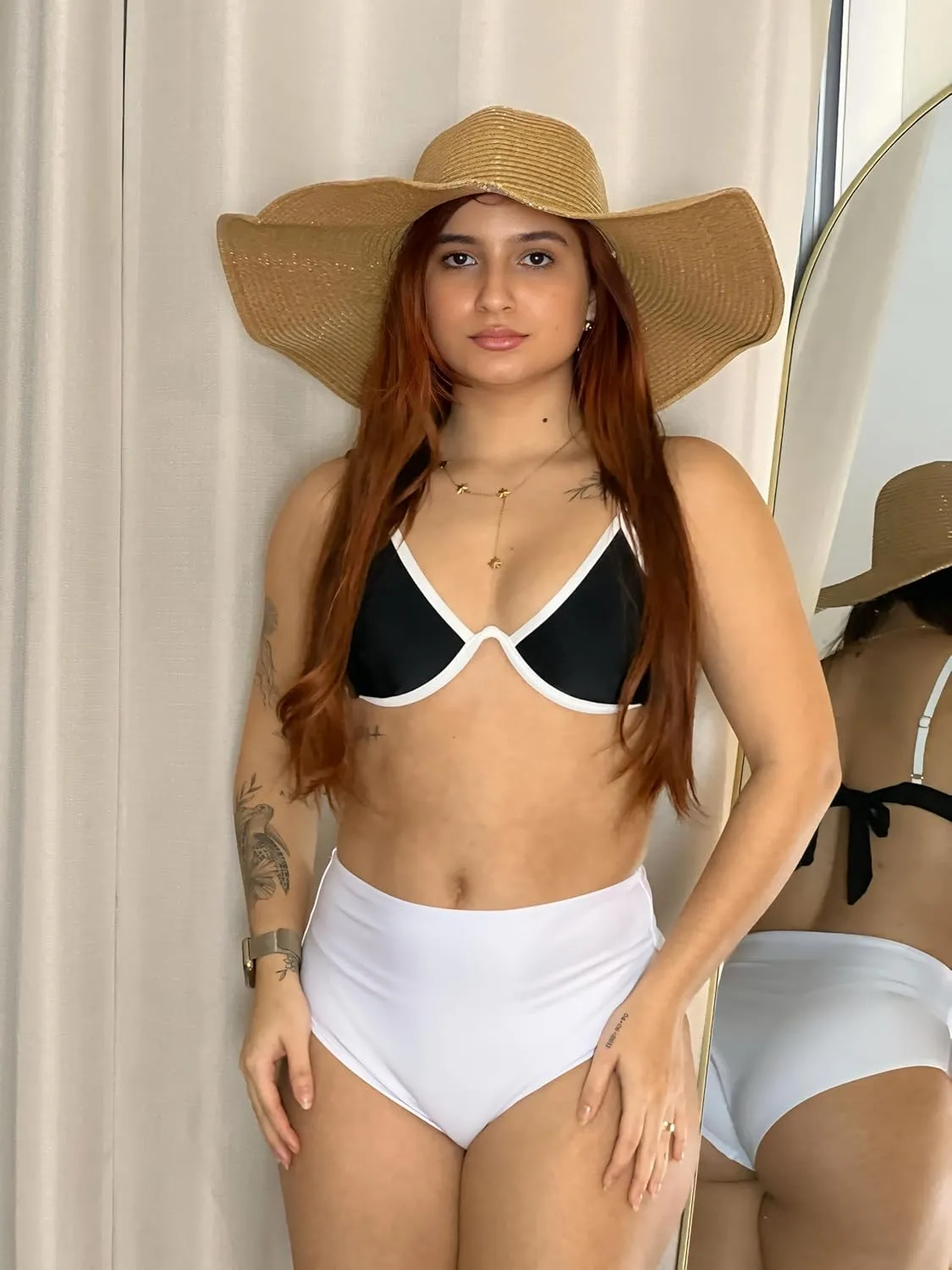 Tempt Me Women's High Waist Bikini Bottom - Full Coverage Bathing Suit Swim Bottom 2025 Swimsuit Swimwear