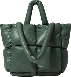 Tote Bag For Women Light Large Quilted Shoulder Bag Carryall Puffer Hobo Bag For Her Friends Travel College D