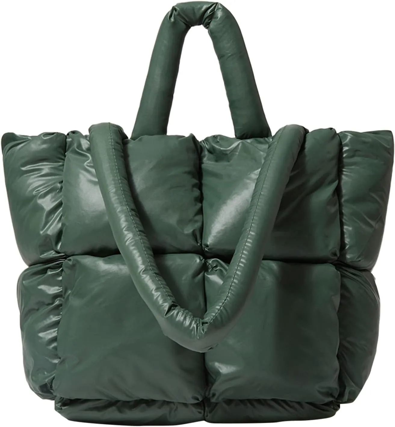 Tote Bag For Women Light Large Quilted Shoulder Bag Carryall Puffer Hobo Bag For Her Friends Travel College D