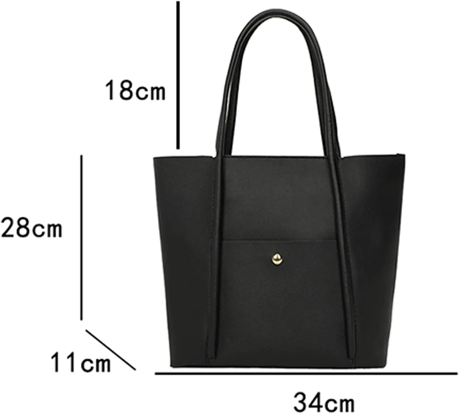 Trendy Ladies Shoulder Bag Fashion Women Artificial Leather Solid Color Zipper Phone Bag Shoulder Hand