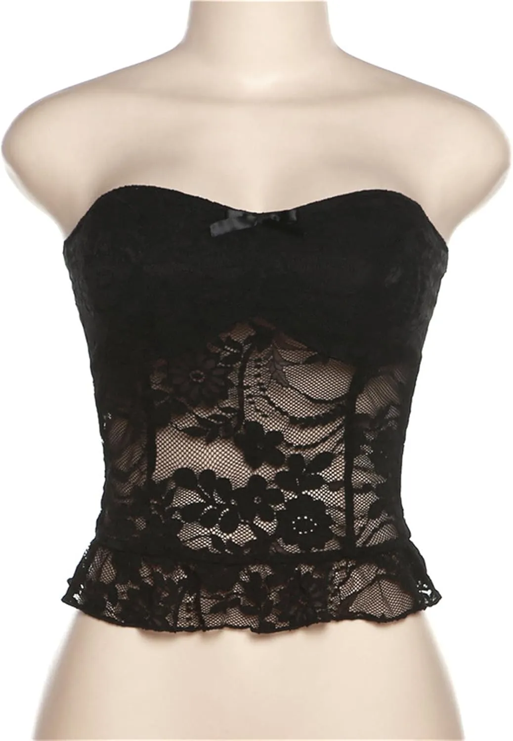 Women Gothic Crop Top Camisole Tank Tops Clubwear Cropped Cami T-Shirt