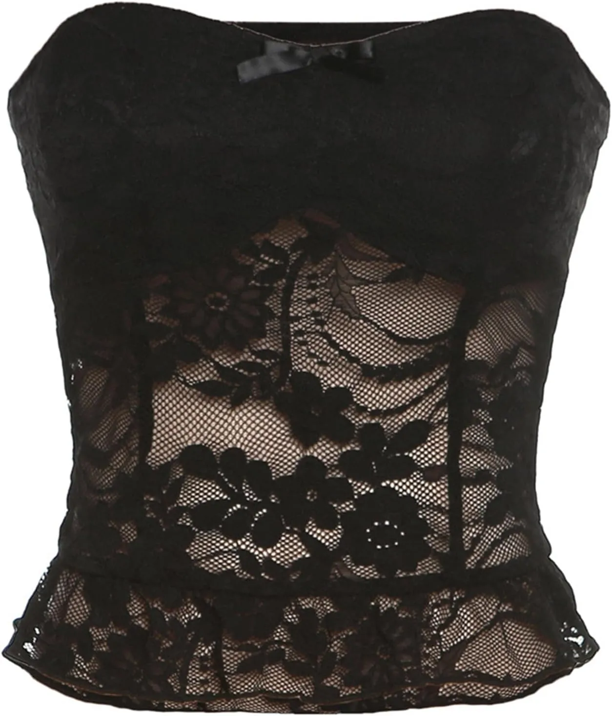 Women Gothic Crop Top Camisole Tank Tops Clubwear Cropped Cami T-Shirt