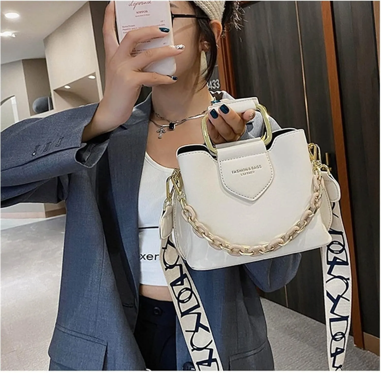 Women Top-handle Mini Bucket Bag Luxury Design Handbags Quality Leather Messenger Shoulder Crossbody Bag For Women(Green)