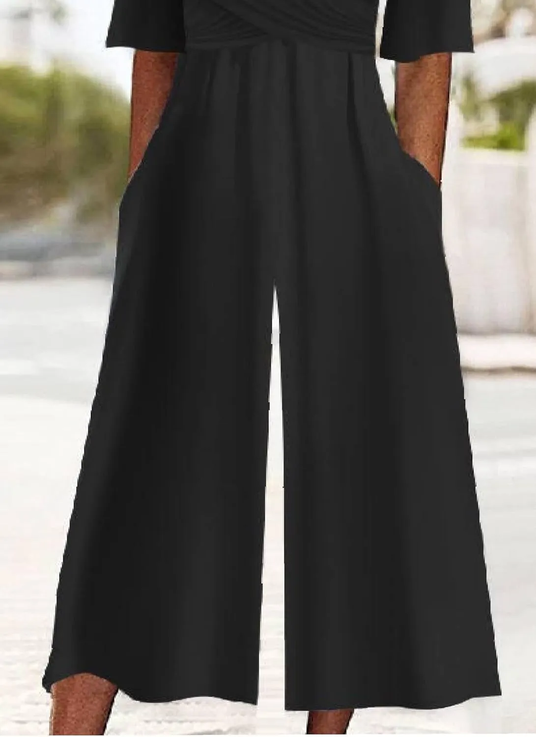 Women's 2025 Jumpsuits Dressy Casual Black One Piece Outfits Half Sleeve V Neck White Floral Print Pants Rompers