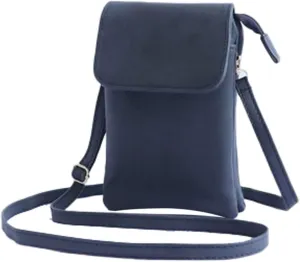Women's New Vintage Compartment Single Shoulder Crossbody Frosting Bag Small Shoulder Bag for Women (Black, One Size)