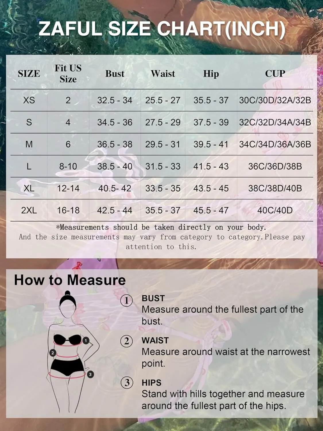 ZAFUL Women's Cutout Bikini Sets Scoop Neck Back Criss Cross Tie Ribbed High Cut Bikini Swimsuit Two Piece Bathing Suits